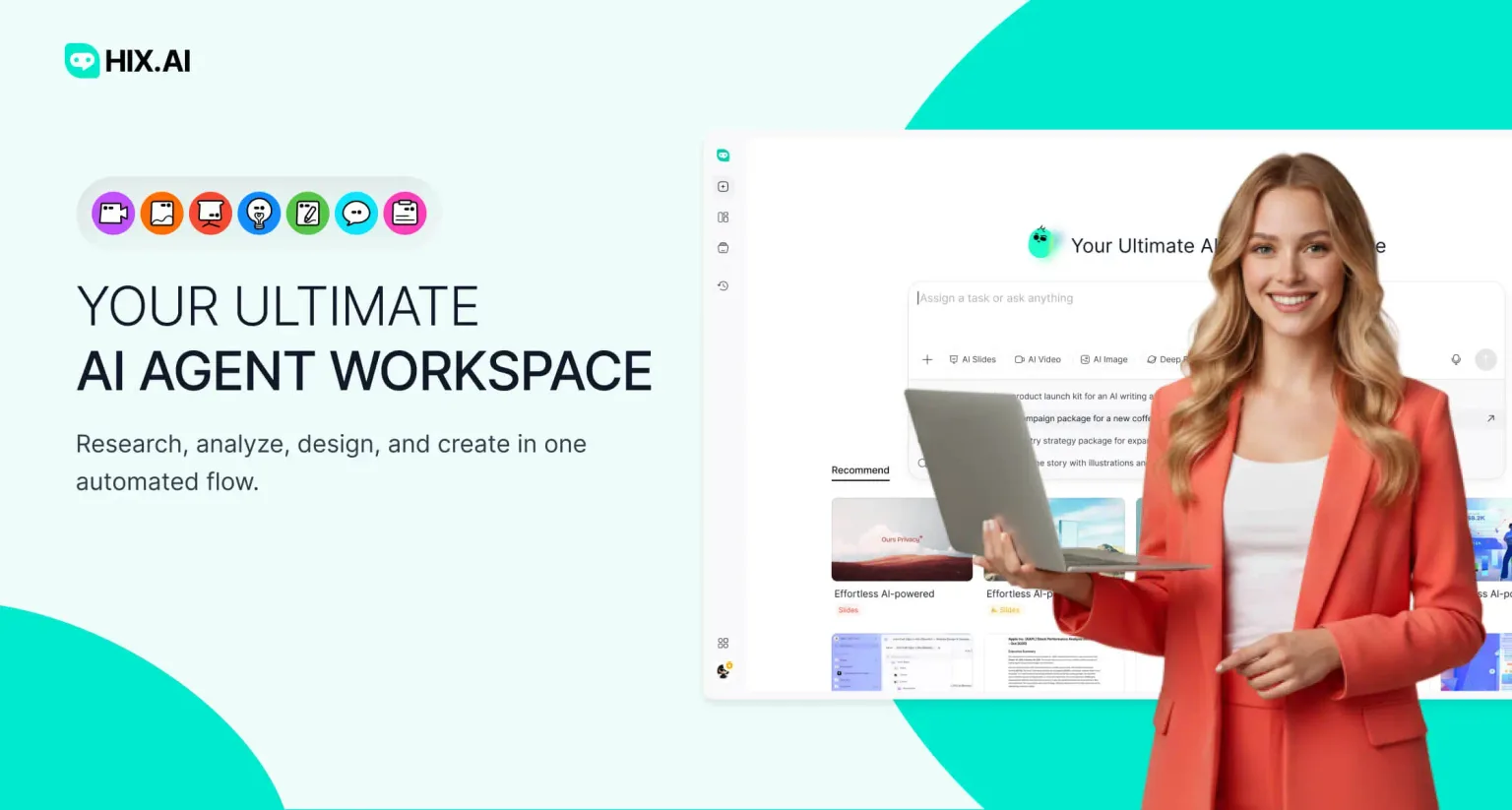 HIX.AI review showcasing the all-in-one AI writing copilot for content creation, part of the AI tools category.